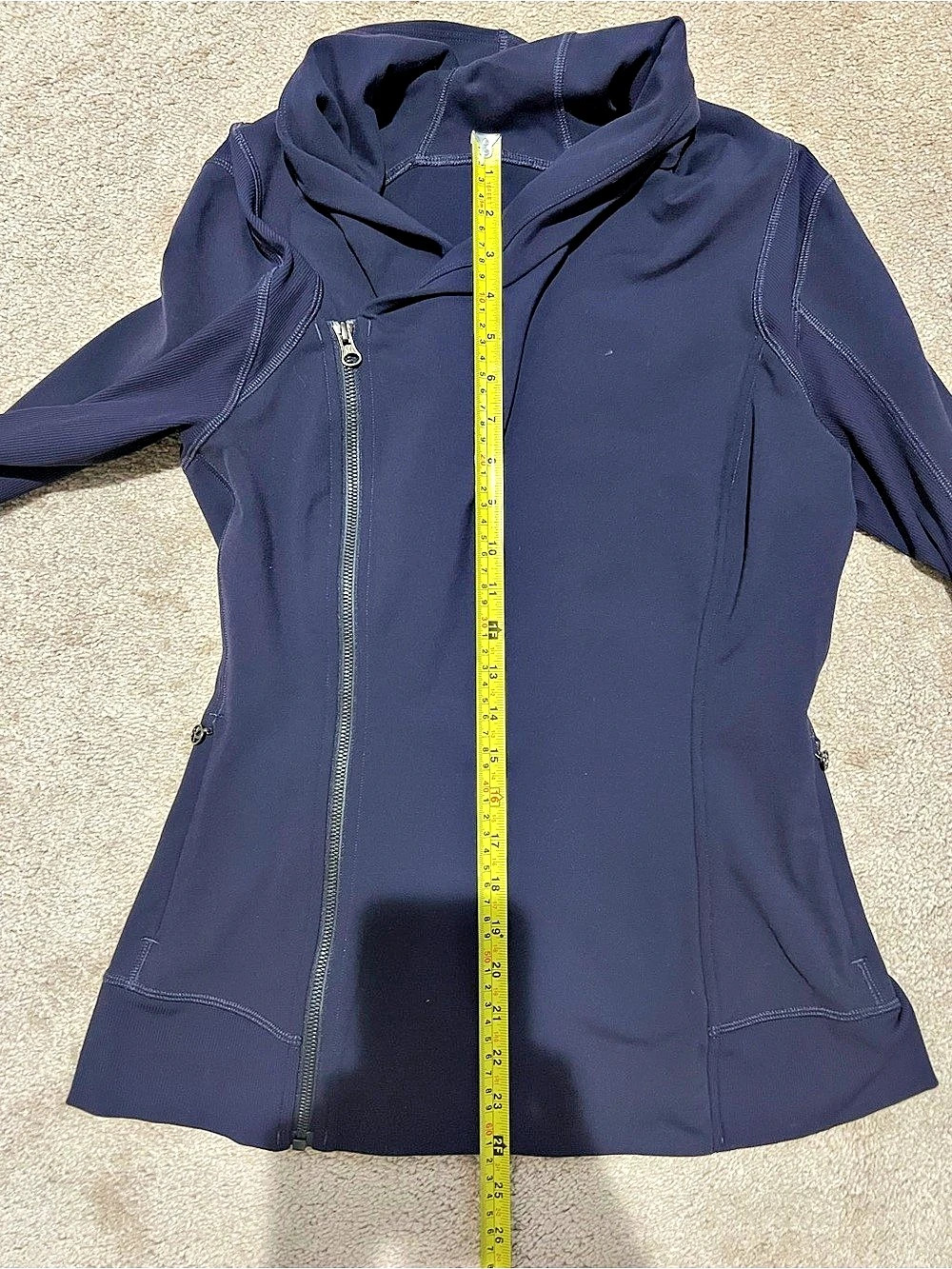 lululemon Bhakti Wrap Up Jacket Women's Navy Blue Jacket Size 10